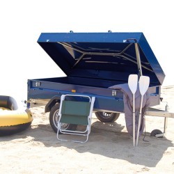 The car trailer that follows the camping trend