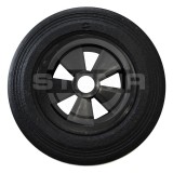 Wheel for support wheel single with plastic rim