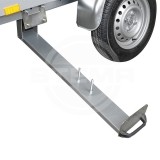 expandable spare wheel holder for 750 & 850 kg box trailers